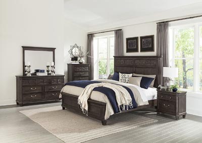 Image for Sandpoint Grey Oak Mirror