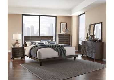 Image for Ridgewood Burnished Oak Mirror