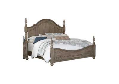 Image for Lavonia Ash California King Poster Bed