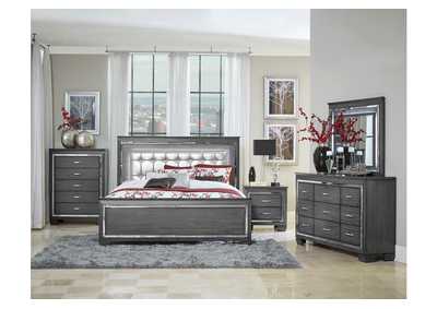 Image for Allura Gray 1916Gy Bedroom Set