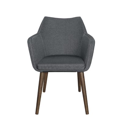 Image for Stratus Grey Arm Dining Chair [Set of 2]
