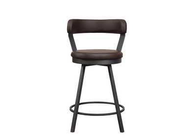 Image for Appert Swivel Counter Height Chair, Brown