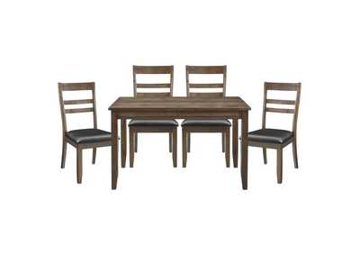 Image for Pike 5 Piece Dining Set (Tb+4S)