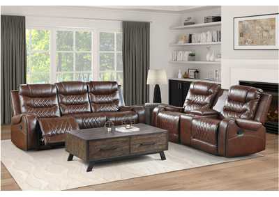 Image for Putnam Brown 9405 Living Room Sofa Set