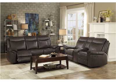 Image for Aram Brown 8206 Living Room Sofa Set