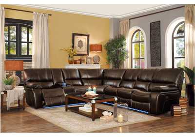 Image for Pecos Brown 8480 Living Room Sofa Set