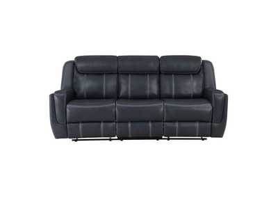 Image for Littleton Double Reclining Sofa with Center Drop-Down Cup Holders, Magazine bag, Receptacles and USB Ports