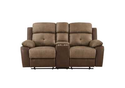Image for Glendale Double Glider Reclining Love Seat with Center Console