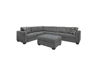 Image for Sidney 3-Piece Sectional With Storage Ottoman And Usb Ports