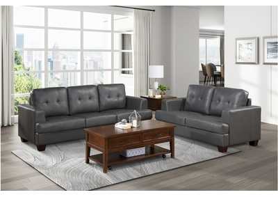 Image for Hinsall Gray 9309Gy Living Room Sofa Set
