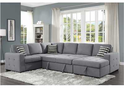 Image for Solomon Gray 9313Gy Living Room Sofa Set