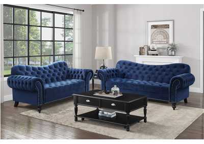Image for Rosalie Blue 9330 Living Room Sofa Set