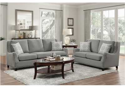 Image for Halton Gray 9339Gy Living Room Sofa Set