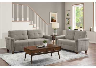 Image for Olcott Brown 9344 Living Room Sofa Set