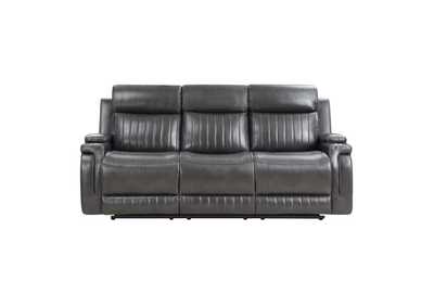 Image for Double Reclining Sofa with Drop-Down Cup Holder