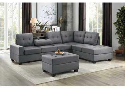 Image for Maston Gray 9507Dgy Living Room Sofa Set