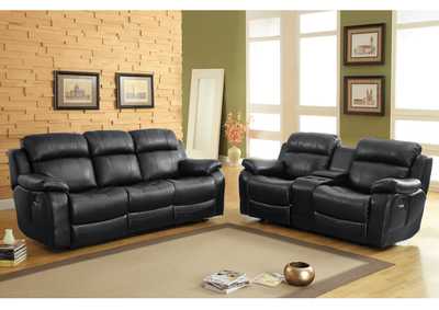 Image for Marille 9724Blk Living Room Sofa Set