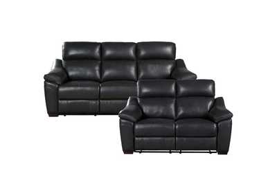 Image for Renzo Dark Gray 2 Piece Living Room Set - Sofa & Loveseat (Power)