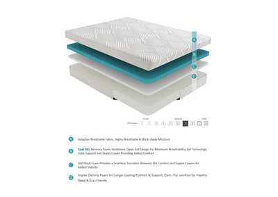 Image for Altair 10" Twin XL Gel-Infused Memory Foam Mattress