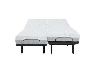 Lyra 10" Split Eastern King Copper-Infused Memory Foam Mattress (2 Piece Set),Homelegance