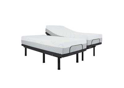 Lyra 10" Split Eastern King Copper-Infused Memory Foam Mattress (2 Piece Set),Homelegance