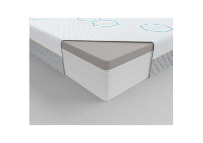 Lyra 10" California King Copper-Infused Memory Foam Mattress,Homelegance