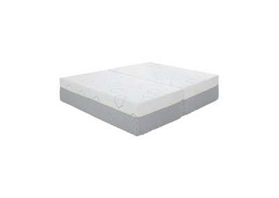 Image for Lyra 12" Split Eastern King Copper-Infused Memory Foam Mattress (2 Piece Set)