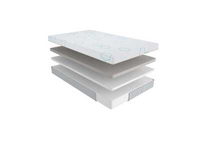 Lyra 12" Twin XL Copper-Infused Memory Foam Mattress,Homelegance