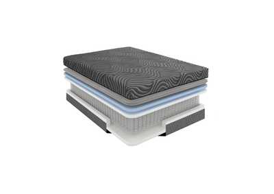 Image for Taurus 14" California King Copper-Infused Memory Foam Hybrid Mattress