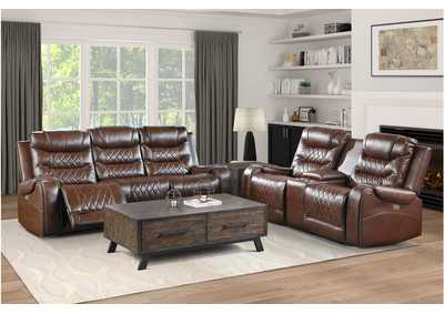 Image for Putnam Brown 9405 Living Room Sofa Set