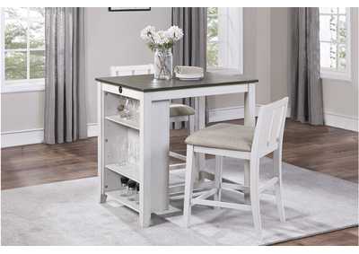 Image for Daye 3 Piece Counter Height Dining Set