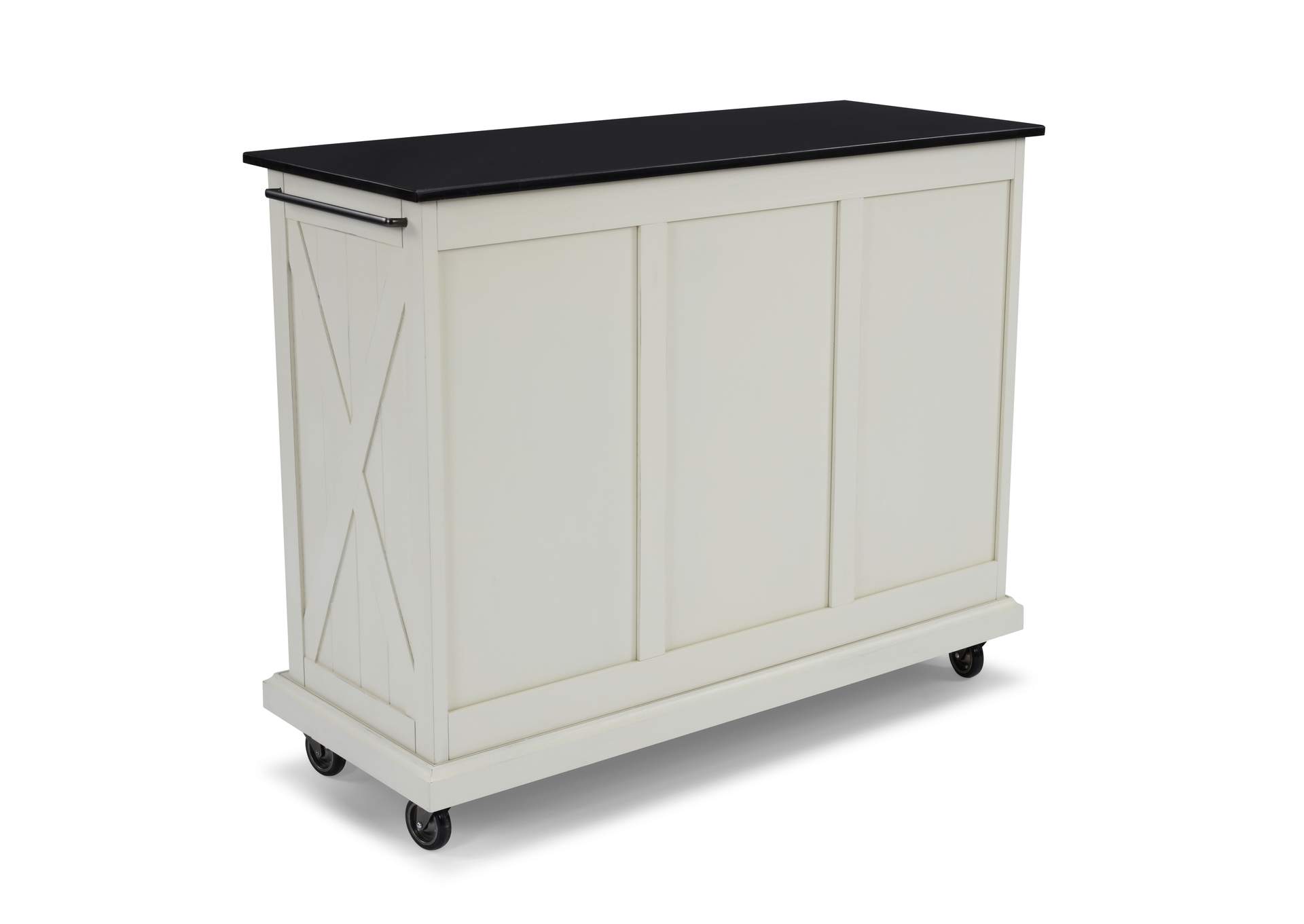 Bay Lodge Off-White Kitchen Cart,Homestyles