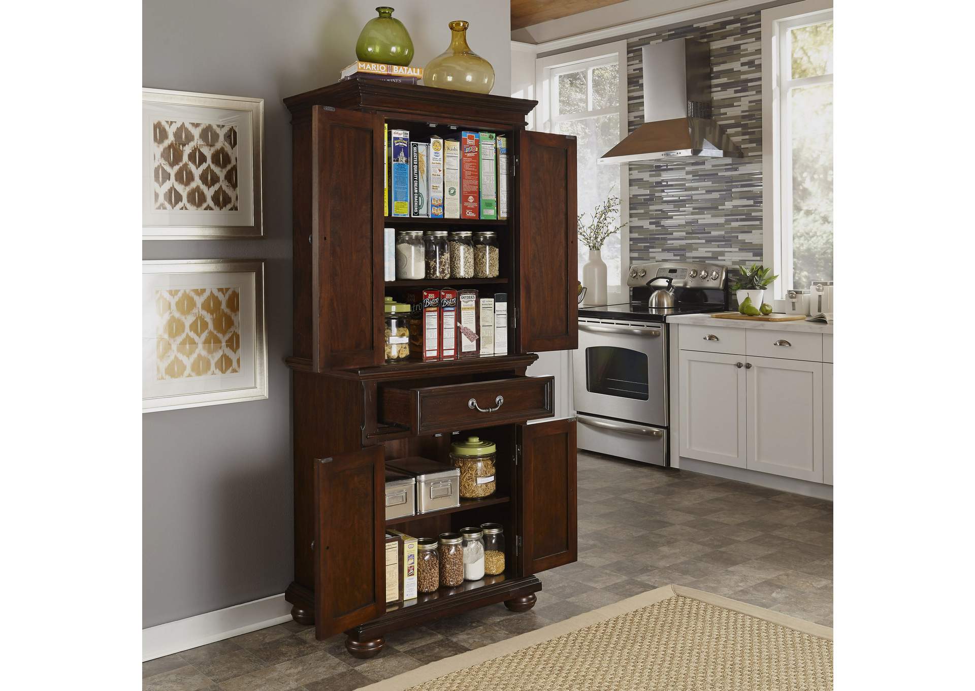 Colonia Classics Brown Pantry,Homestyles