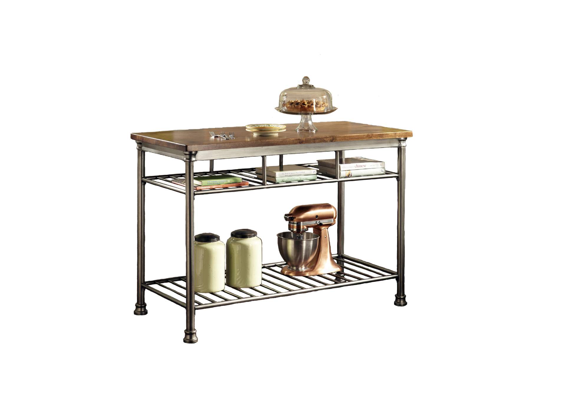 Orleans Brown Kitchen Island,Homestyles