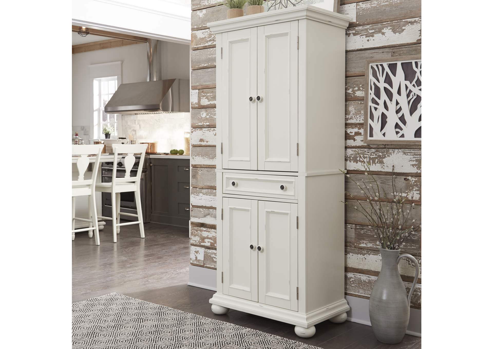 Dover Off-White Pantry,Homestyles