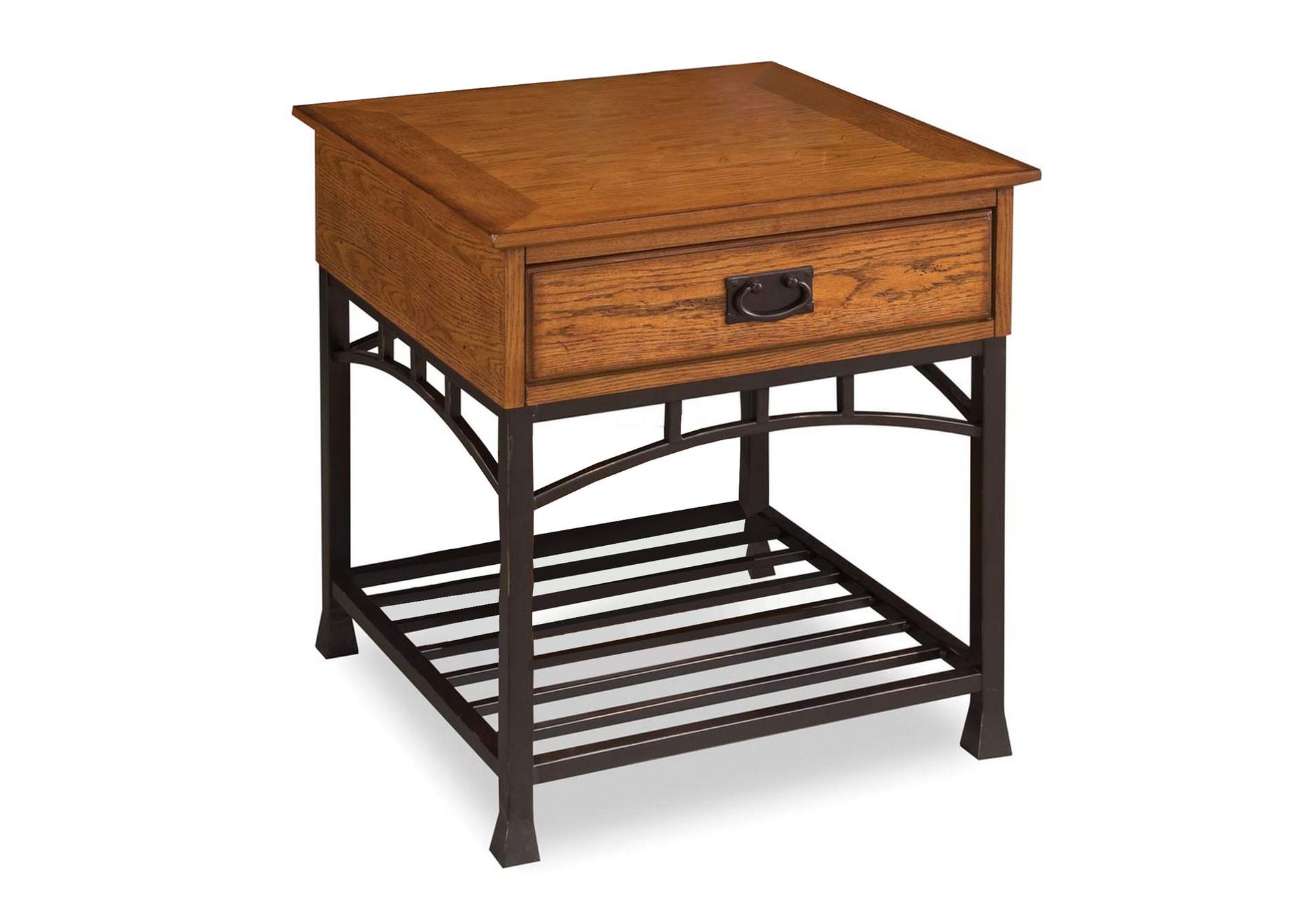 Modern Craftsman End Table By Homestyles,Homestyles