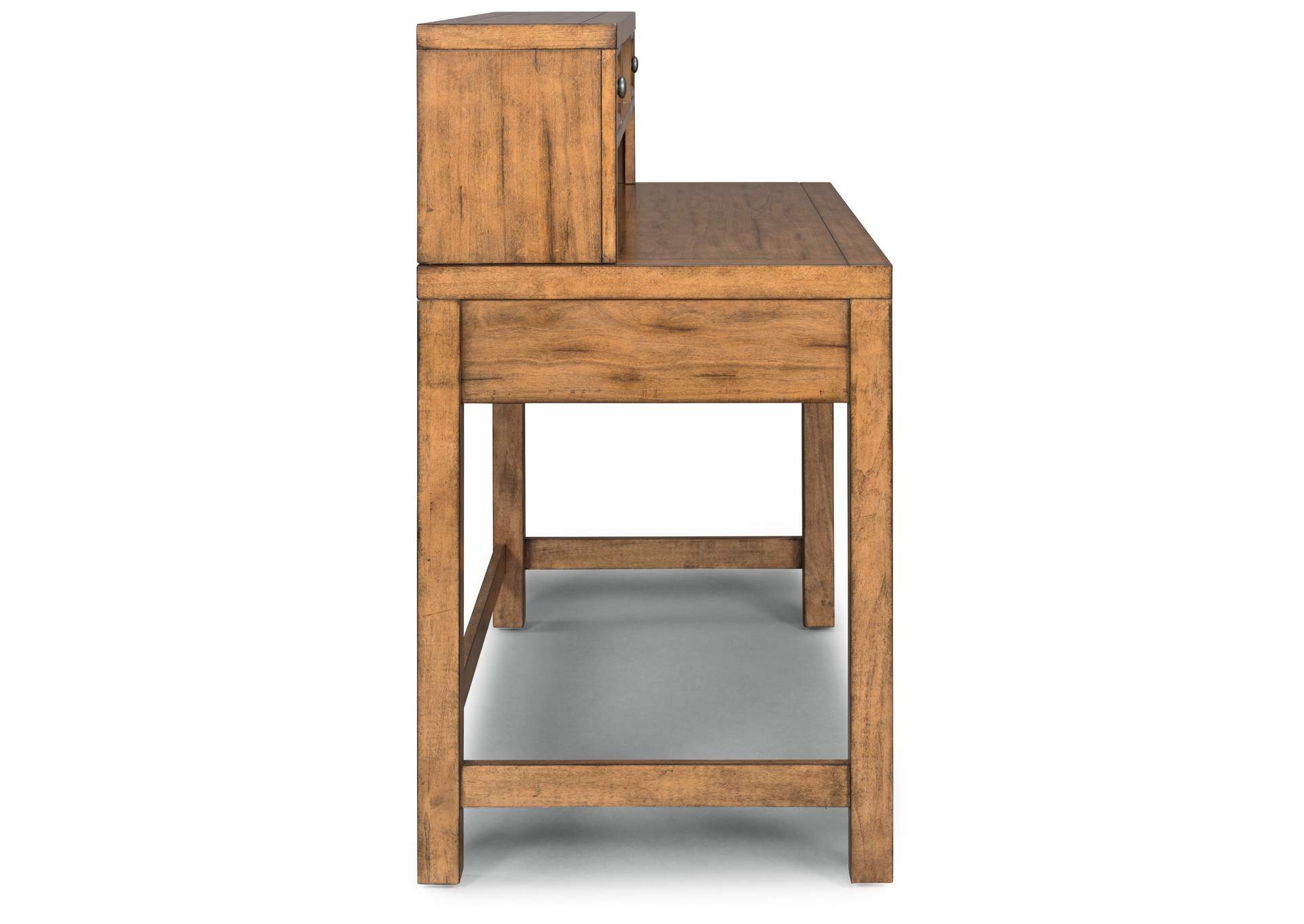 Tuscon Brown Desk with Hutch,Homestyles