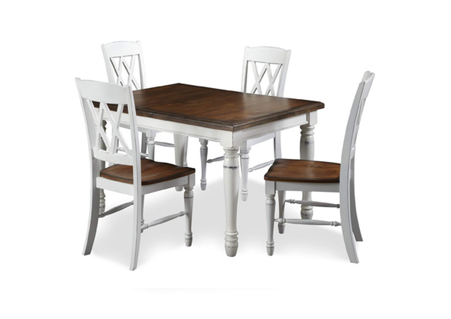 Monarch Off-White 5 Piece Dining Set,Homestyles