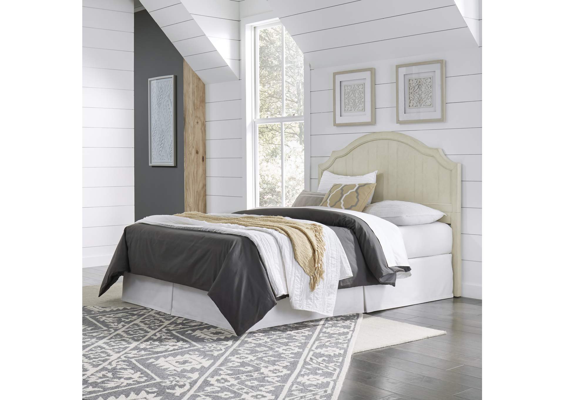 Chambre Off-White Queen Headboard,Homestyles