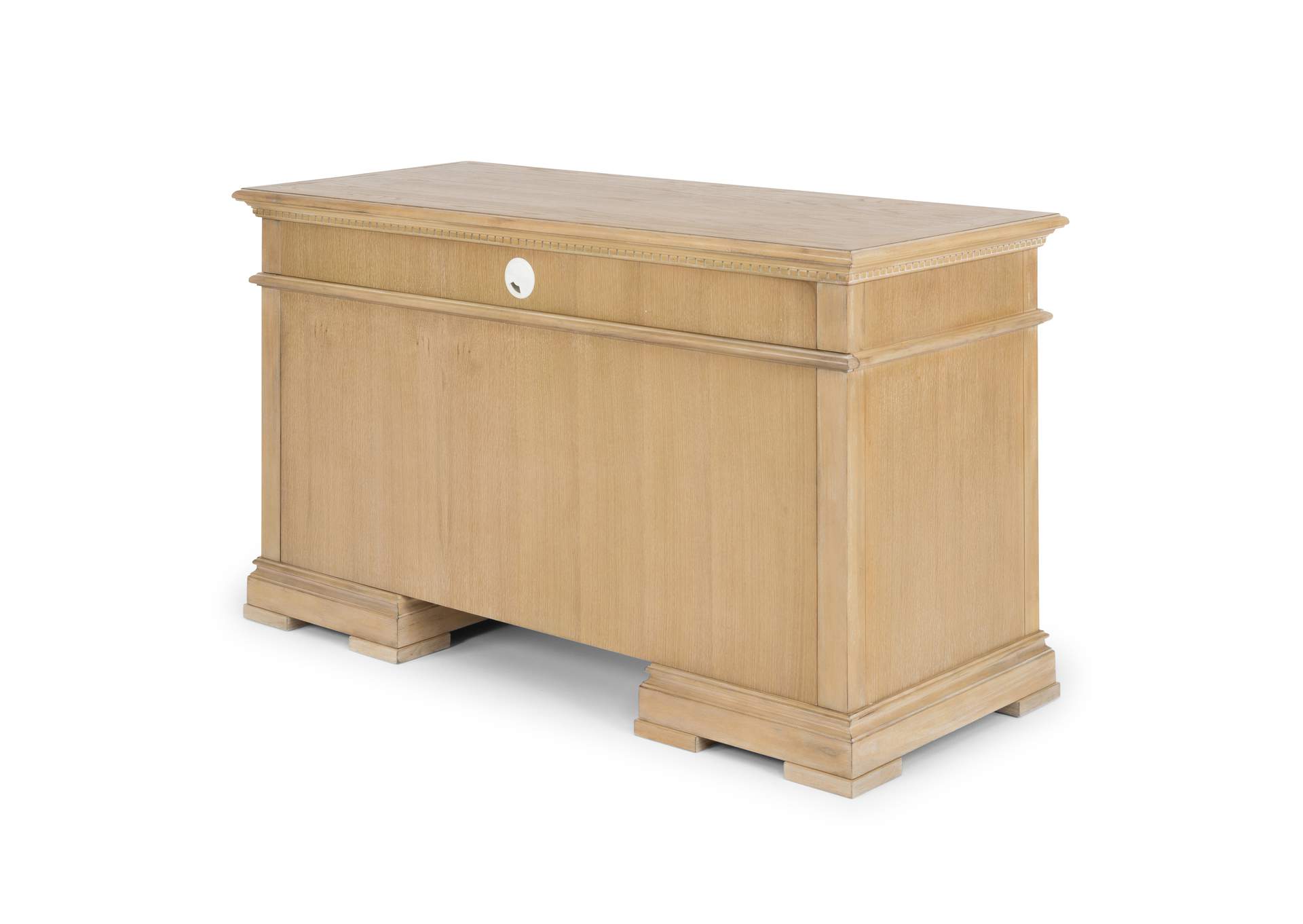 Manor House Brown Pedestal Desk,Homestyles