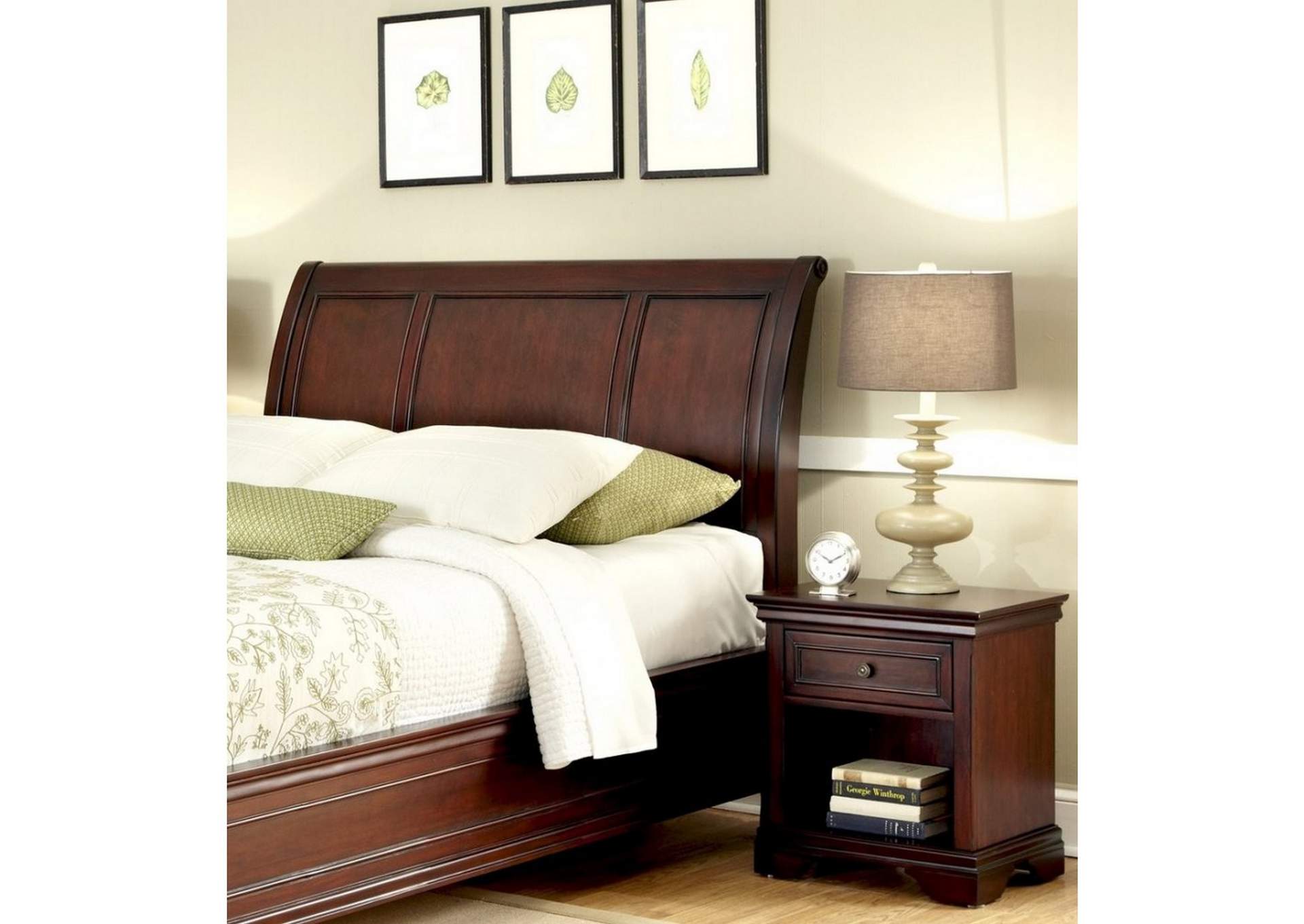 Lafayette Brown King Headboard and Nightstand,Homestyles