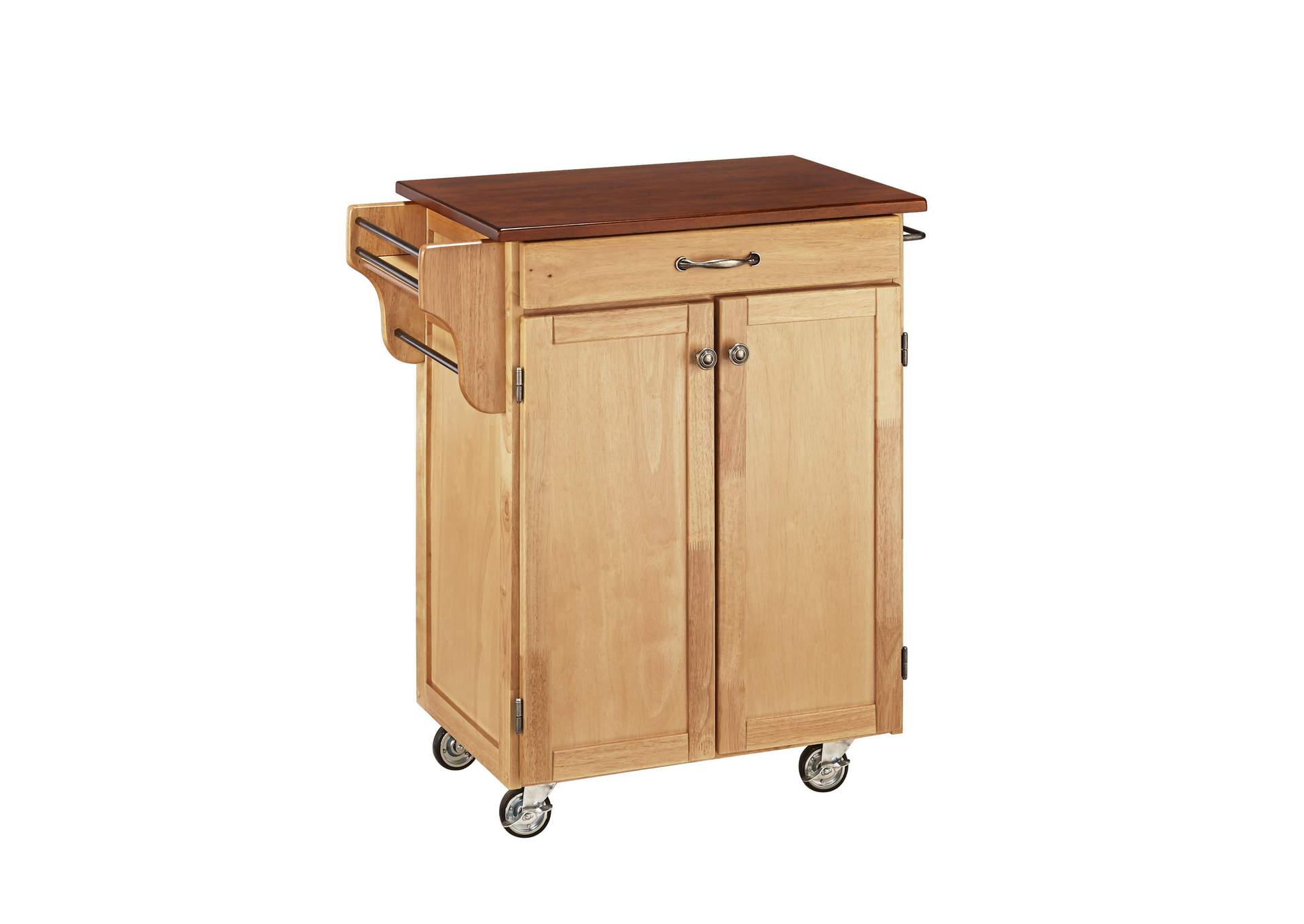 Cuisine Cart Brown Kitchen Cart,Homestyles