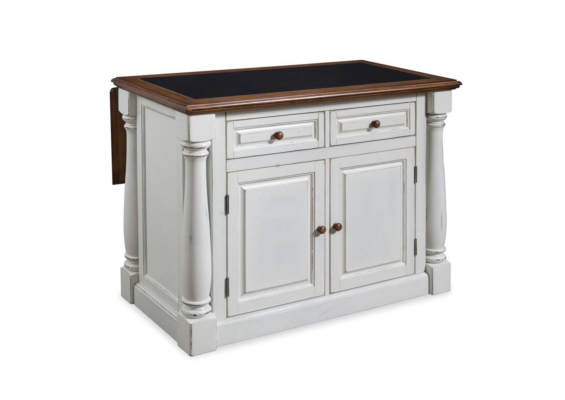 Monarch Off-White Kitchen Island,Homestyles