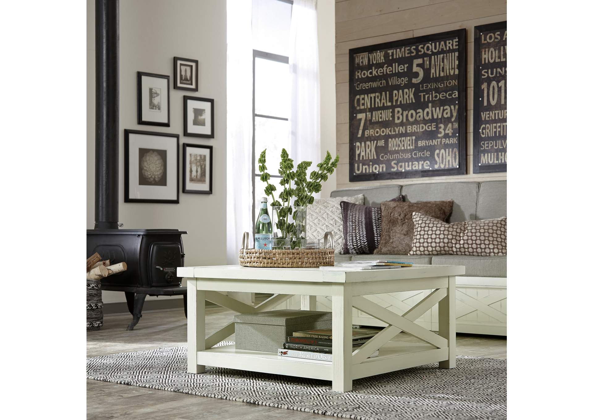 Bay Lodge Coffee Table By Homestyles,Homestyles