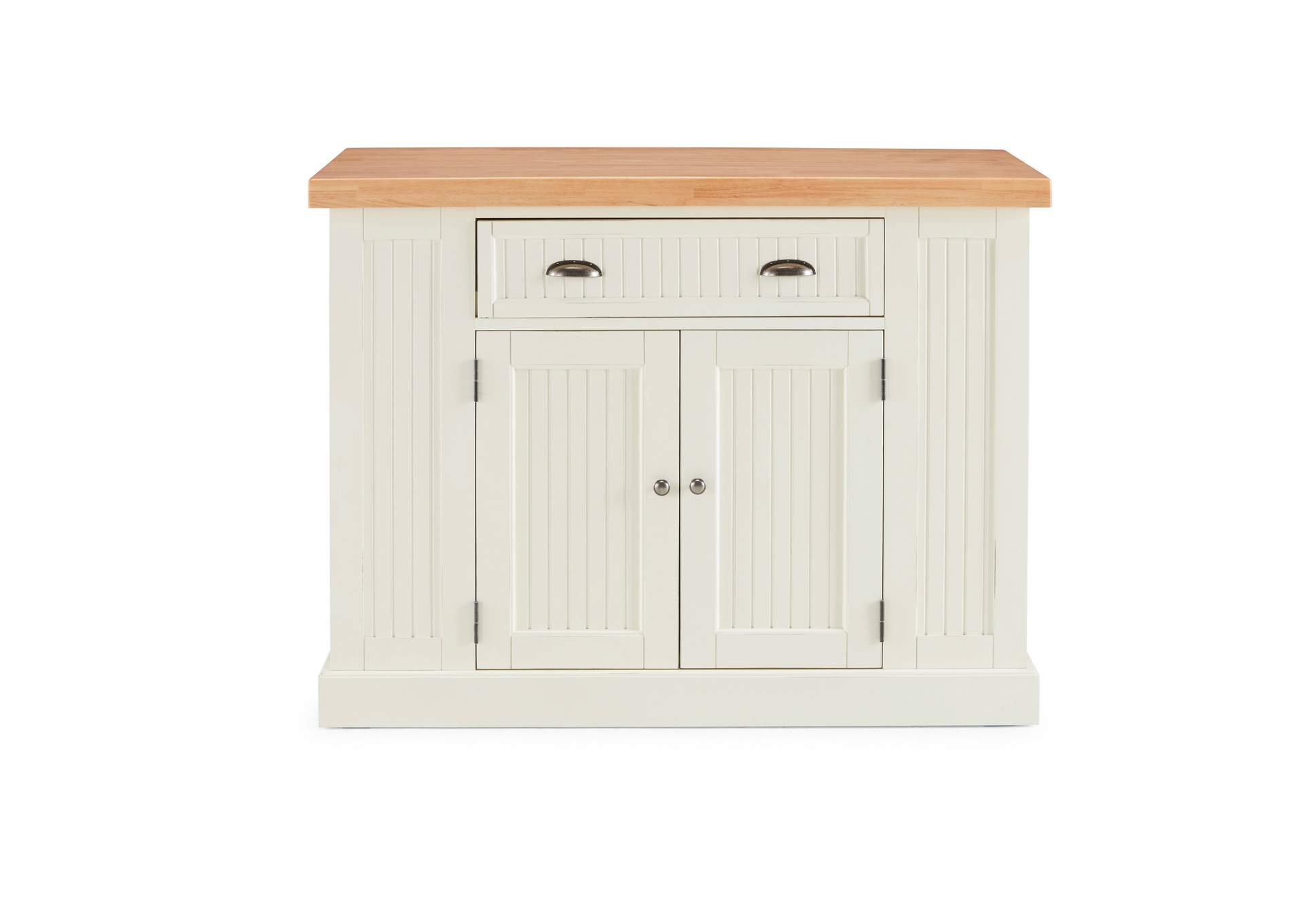 Hartford Off-White Kitchen Island,Homestyles