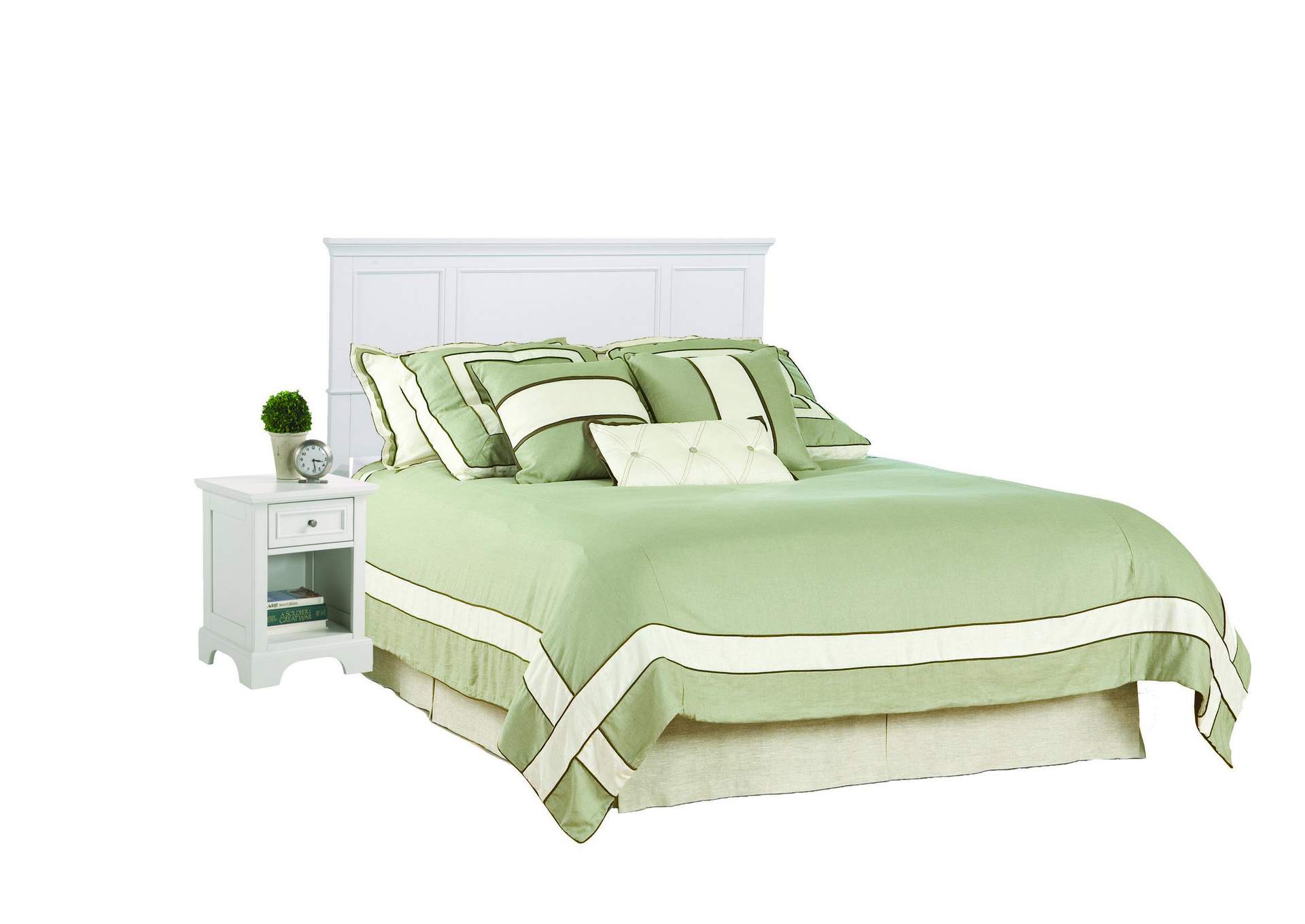 Century Off-White Queen Headboard,Homestyles