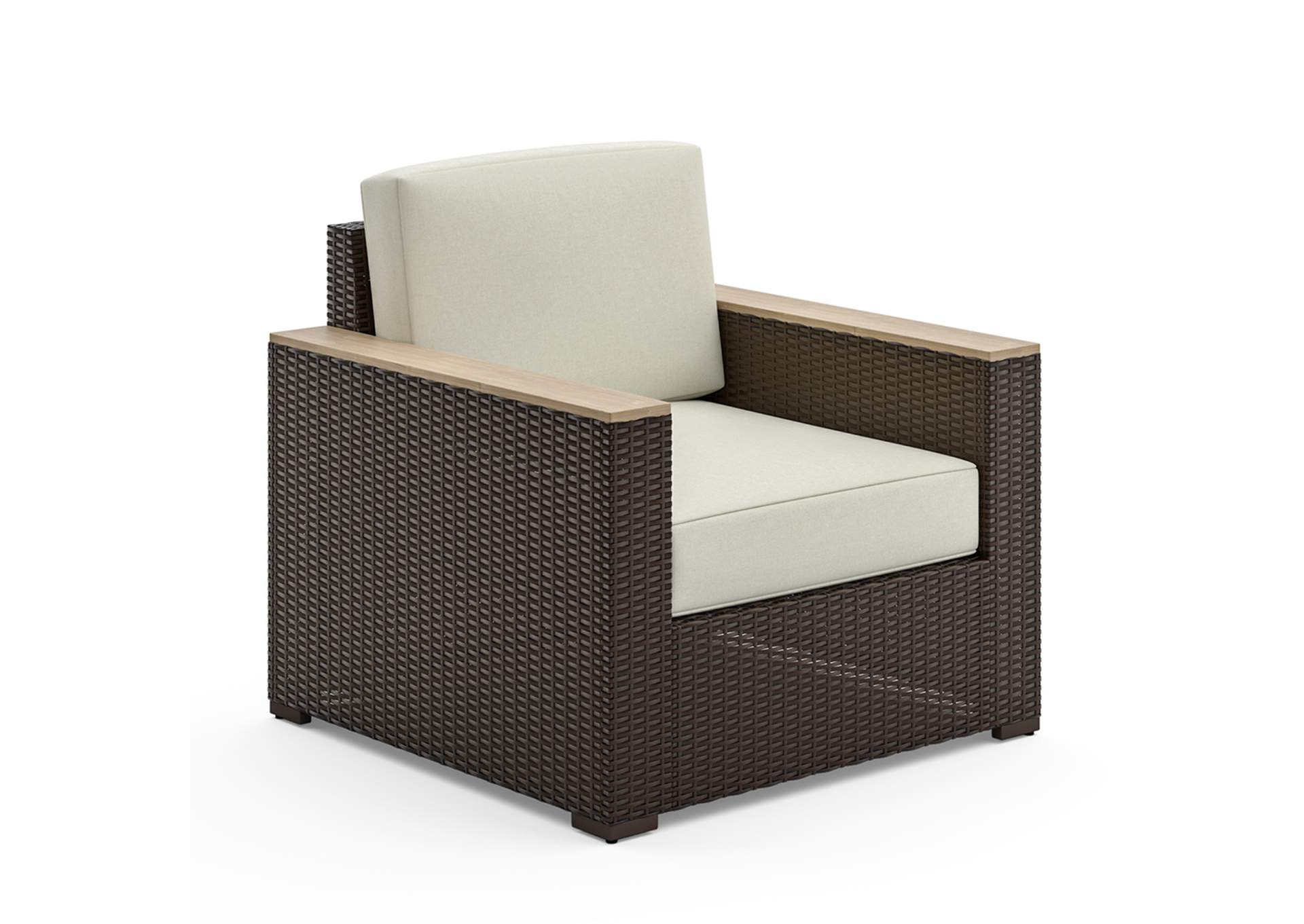 Palm Springs Brown Outdoor Arm Chair,Homestyles