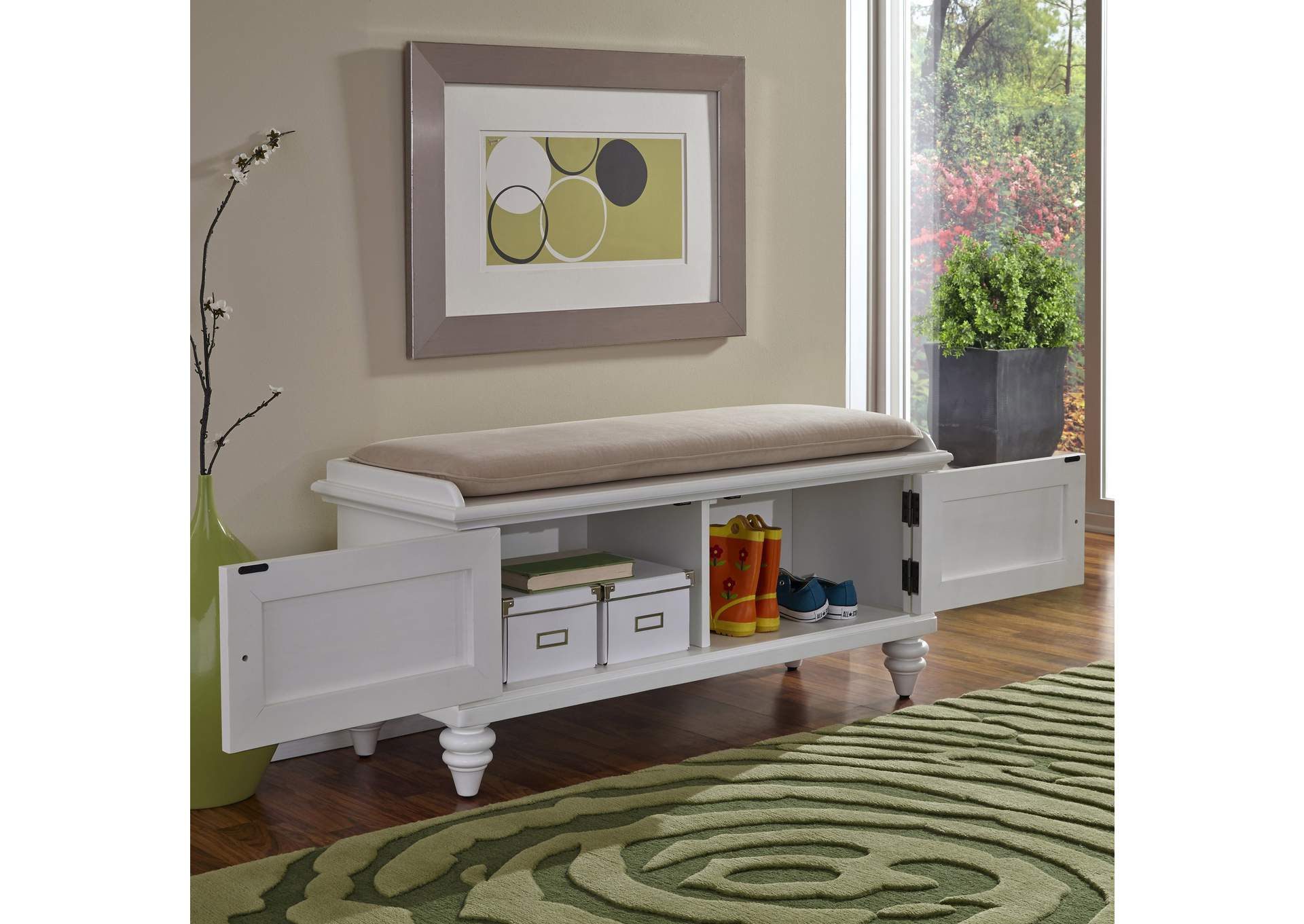 Penelope Storage Bench By Homestyles,Homestyles