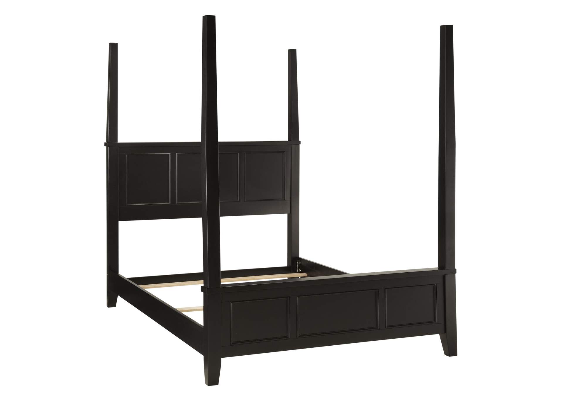 Ashford Black King Poster Bed,Homestyles