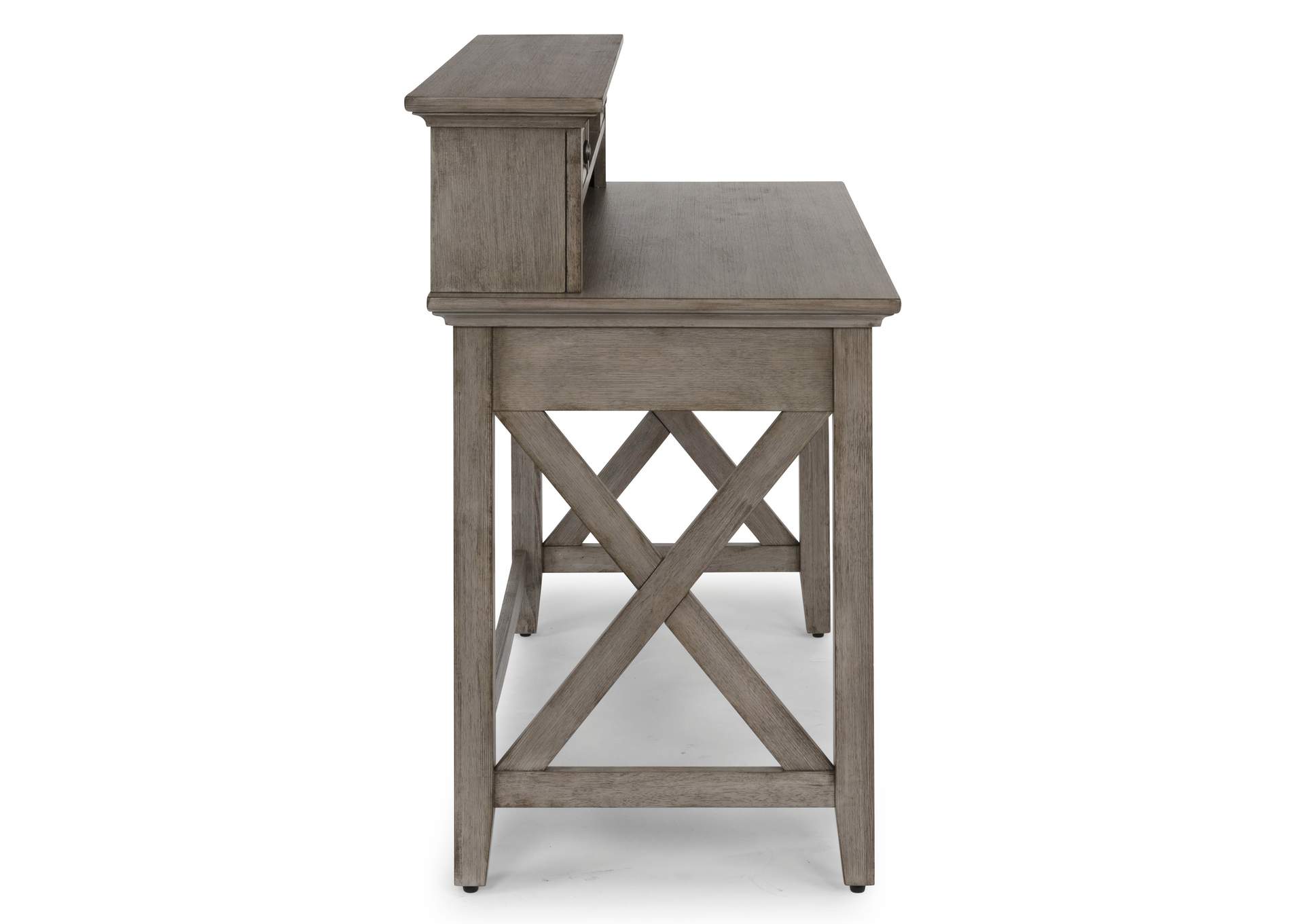 Walker Gray Desk with Hutch,Homestyles